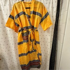 Yellow Shimmer Robe